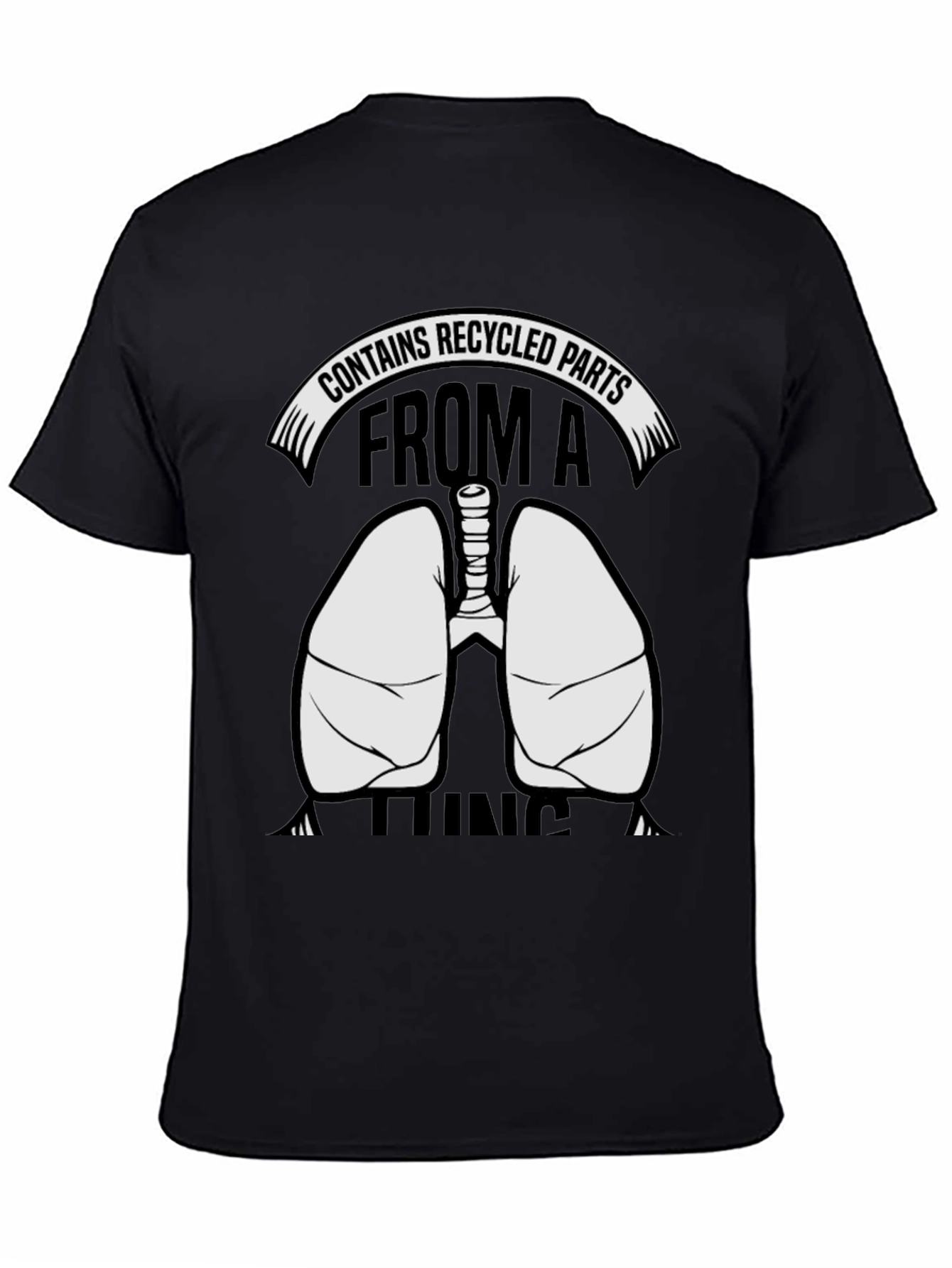 Contains Recycled Parts Lungs Graphic T-Shirt