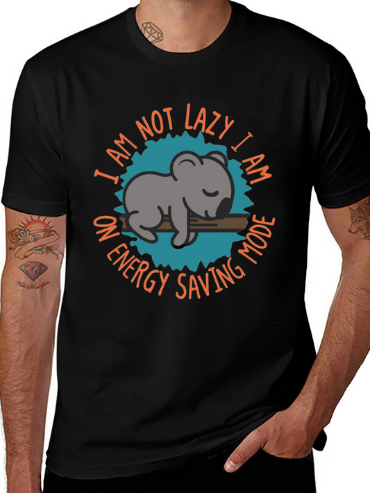 Energy Saving Mode Koala T-Shirt Relaxed Fit