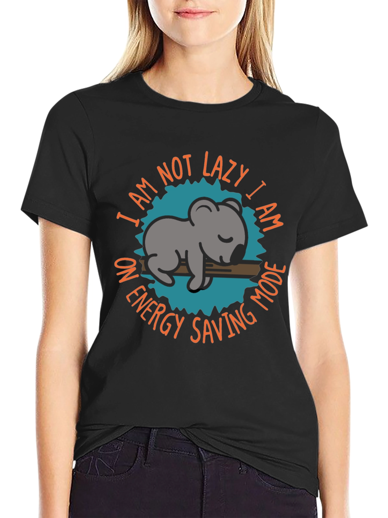 Energy Saving Mode Koala T-Shirt Relaxed Fit