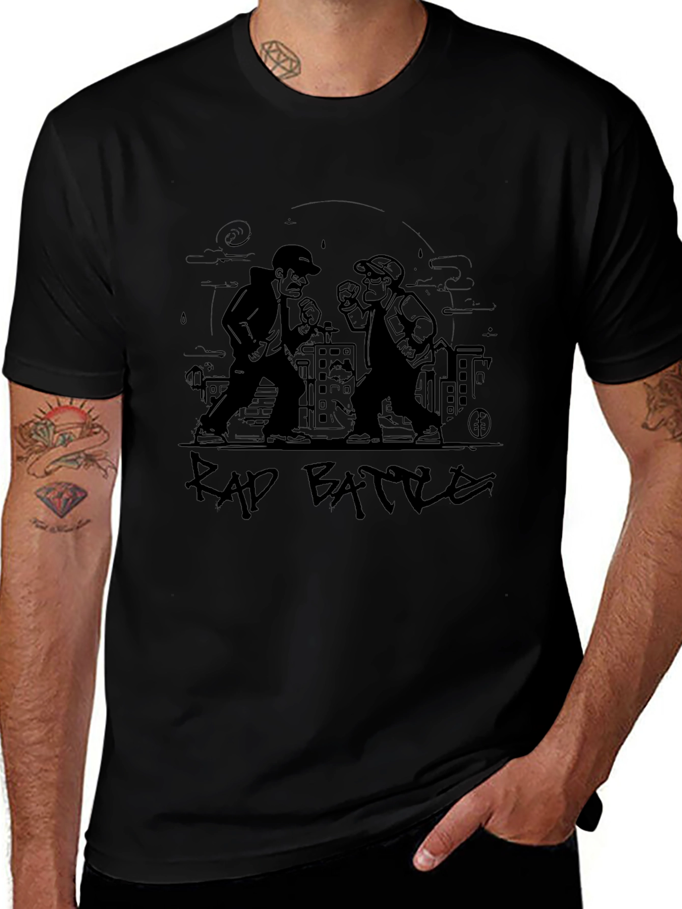 Rap Battle Black T-Shirt