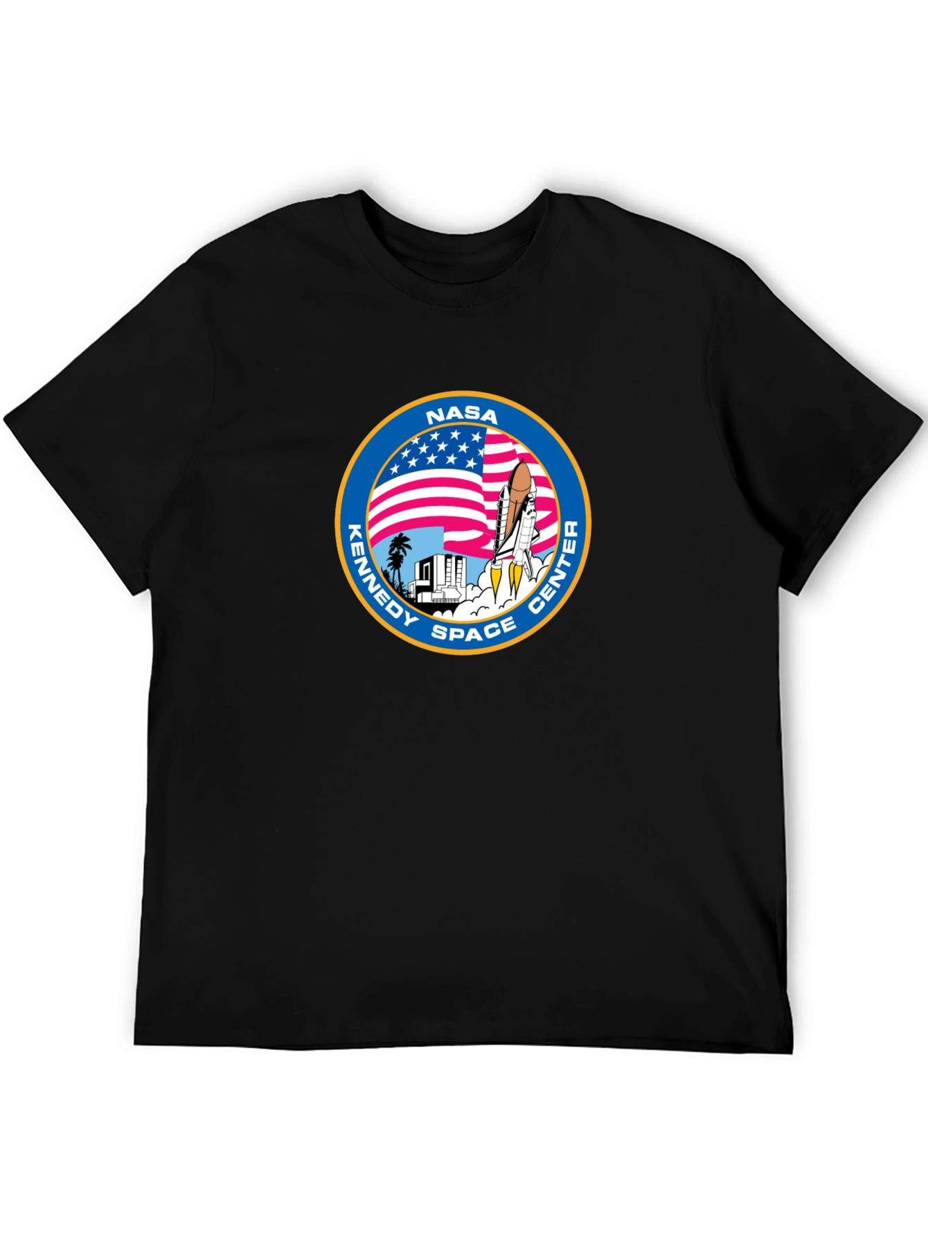 NASA Kennedy Space Center Black T-Shirt