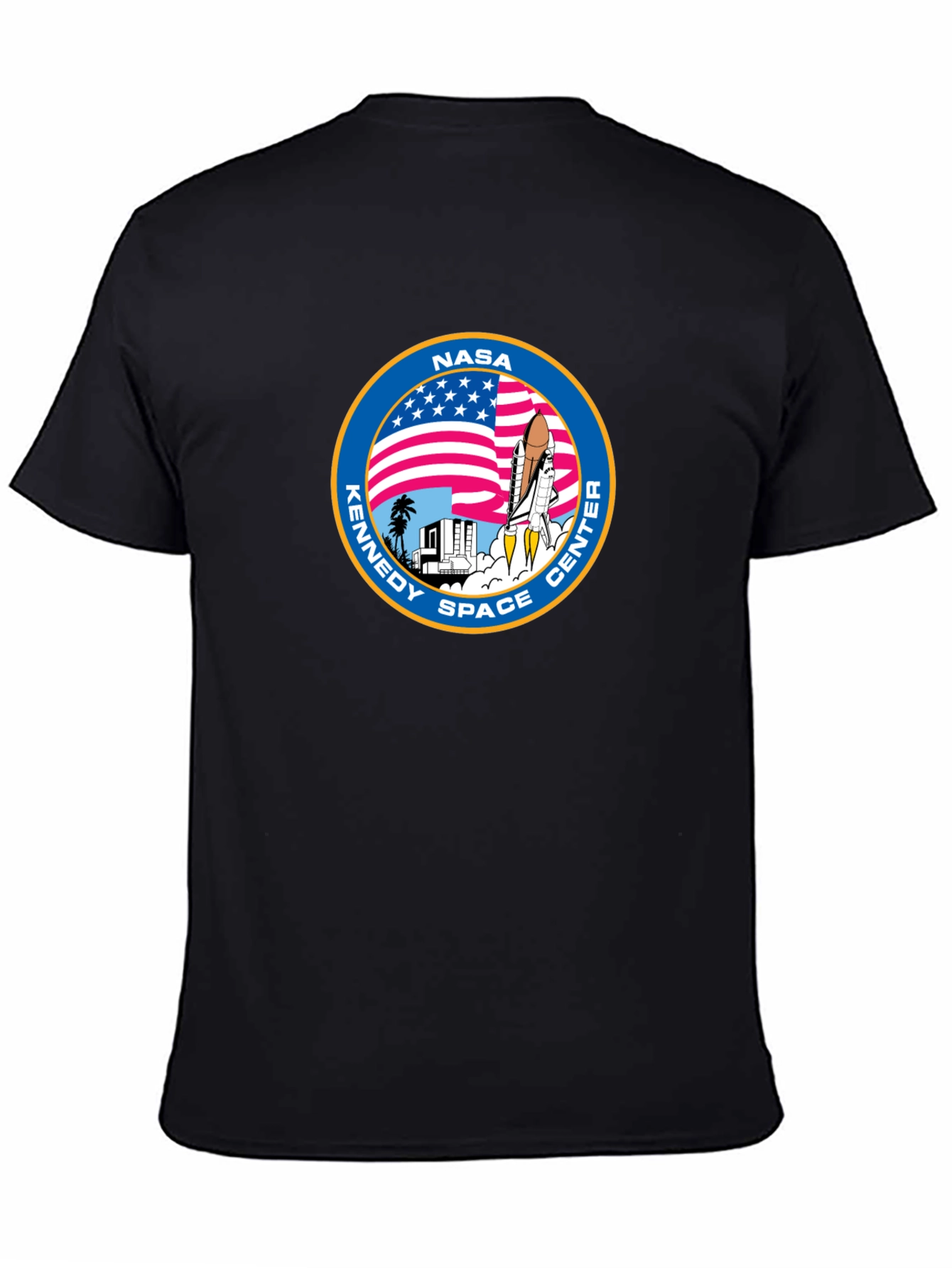 NASA Kennedy Space Center Black T-Shirt