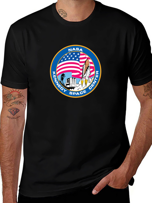 NASA Kennedy Space Center Black T-Shirt