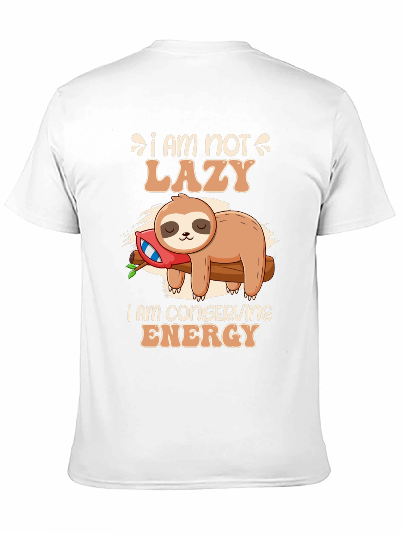 Funny Sloth Conservation Energy T-Shirt