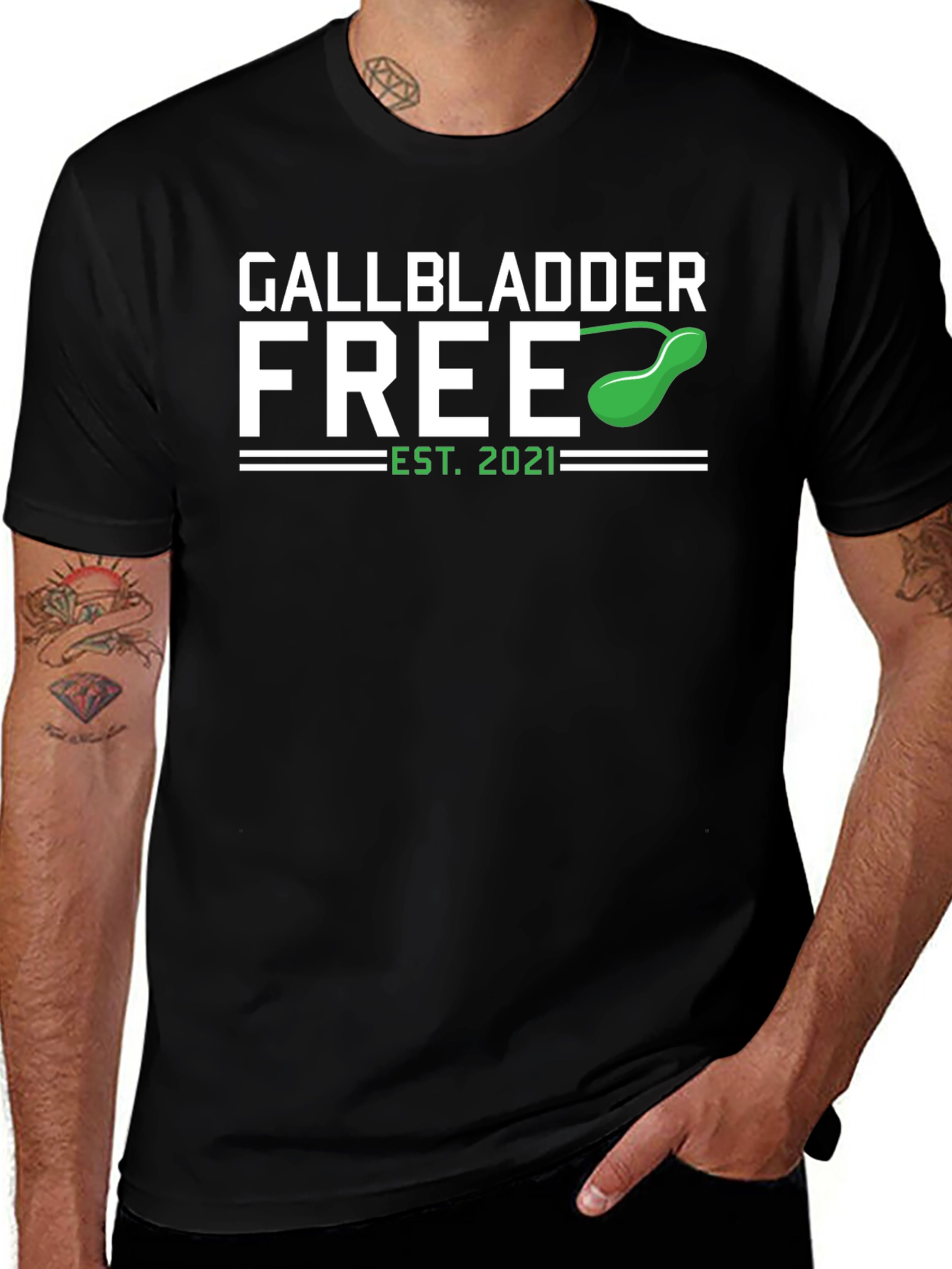 Gallbladder Free Est 2021 T-Shirt