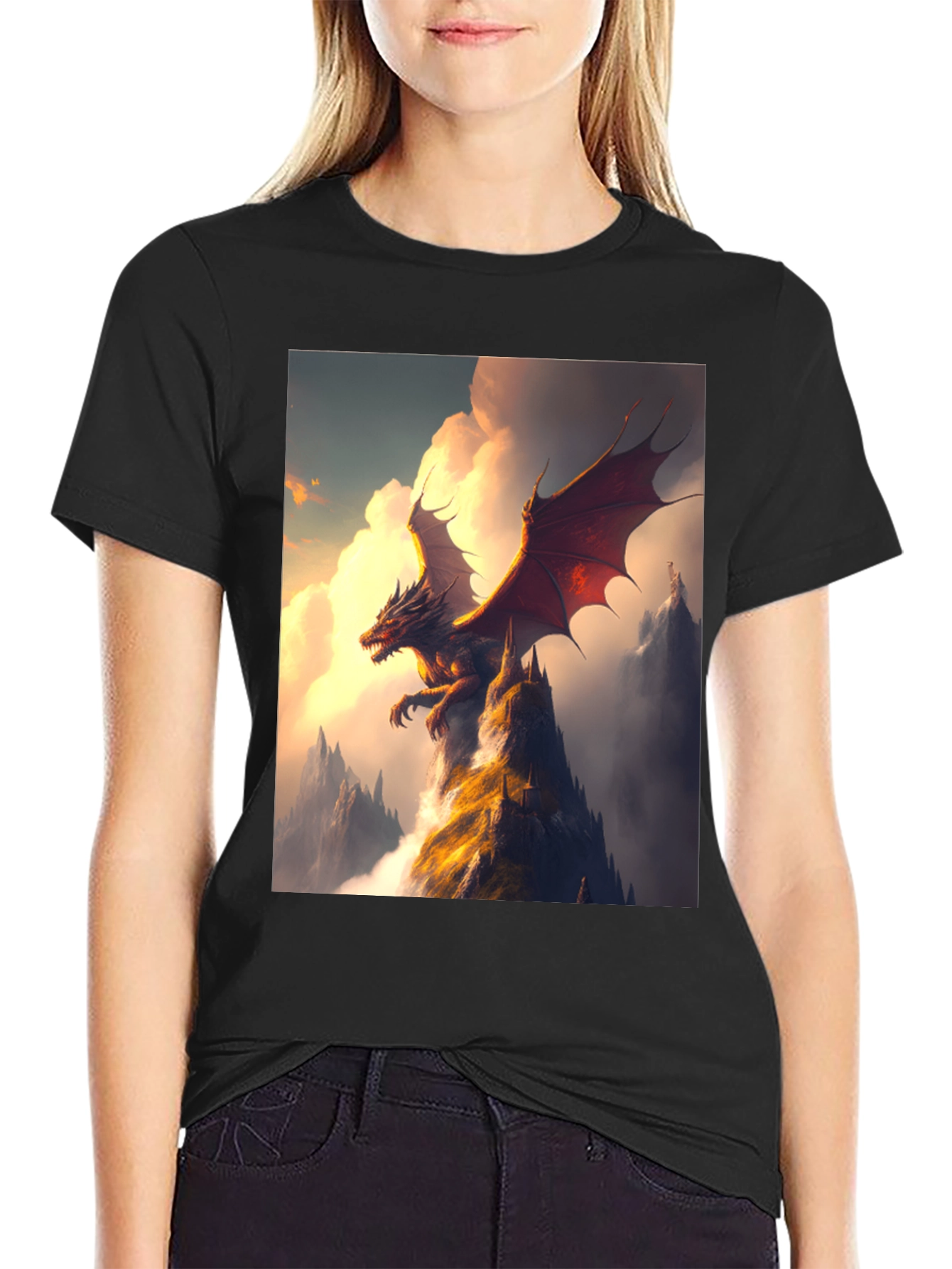 Dragon Peak Black T-Shirt