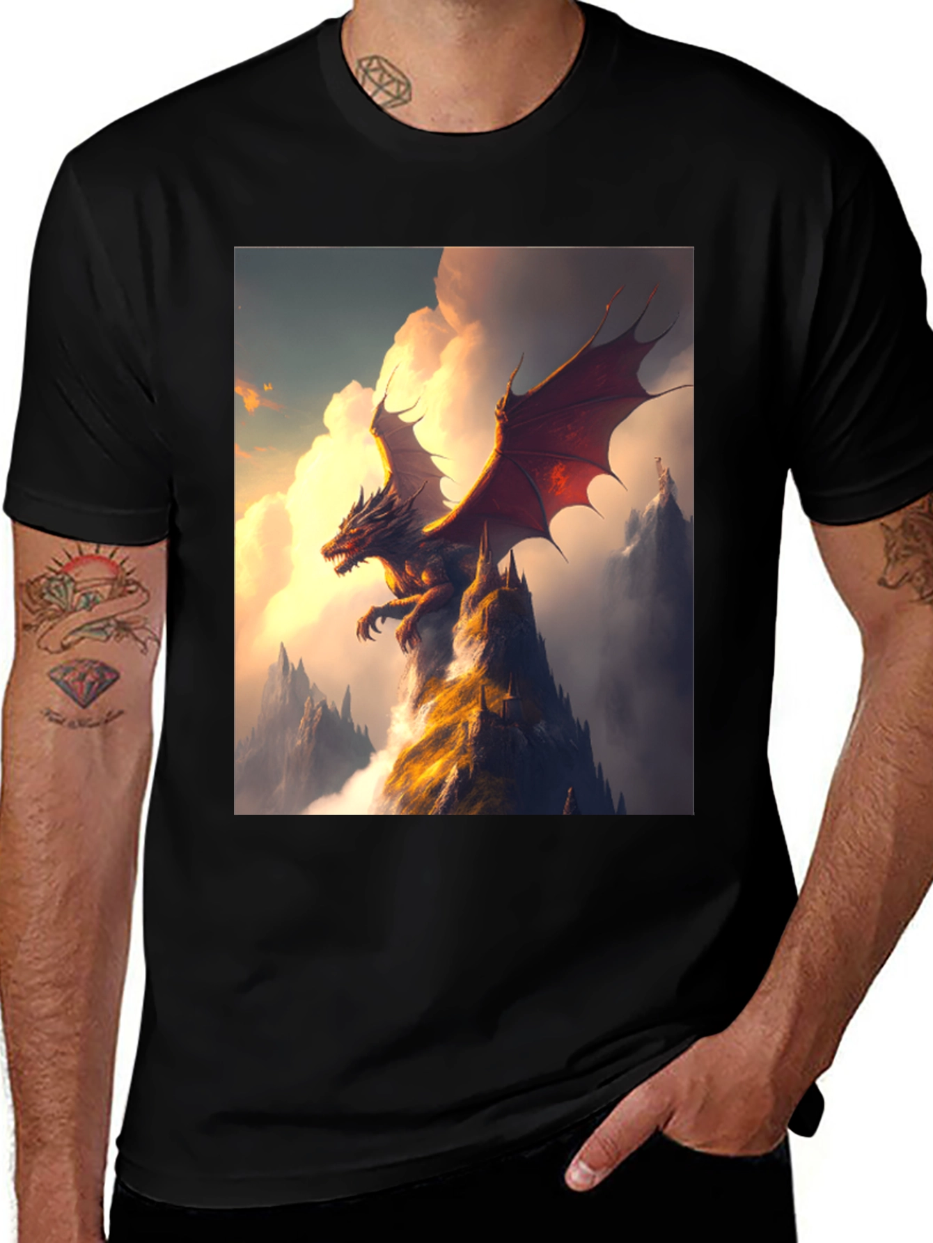 Dragon Peak Black T-Shirt