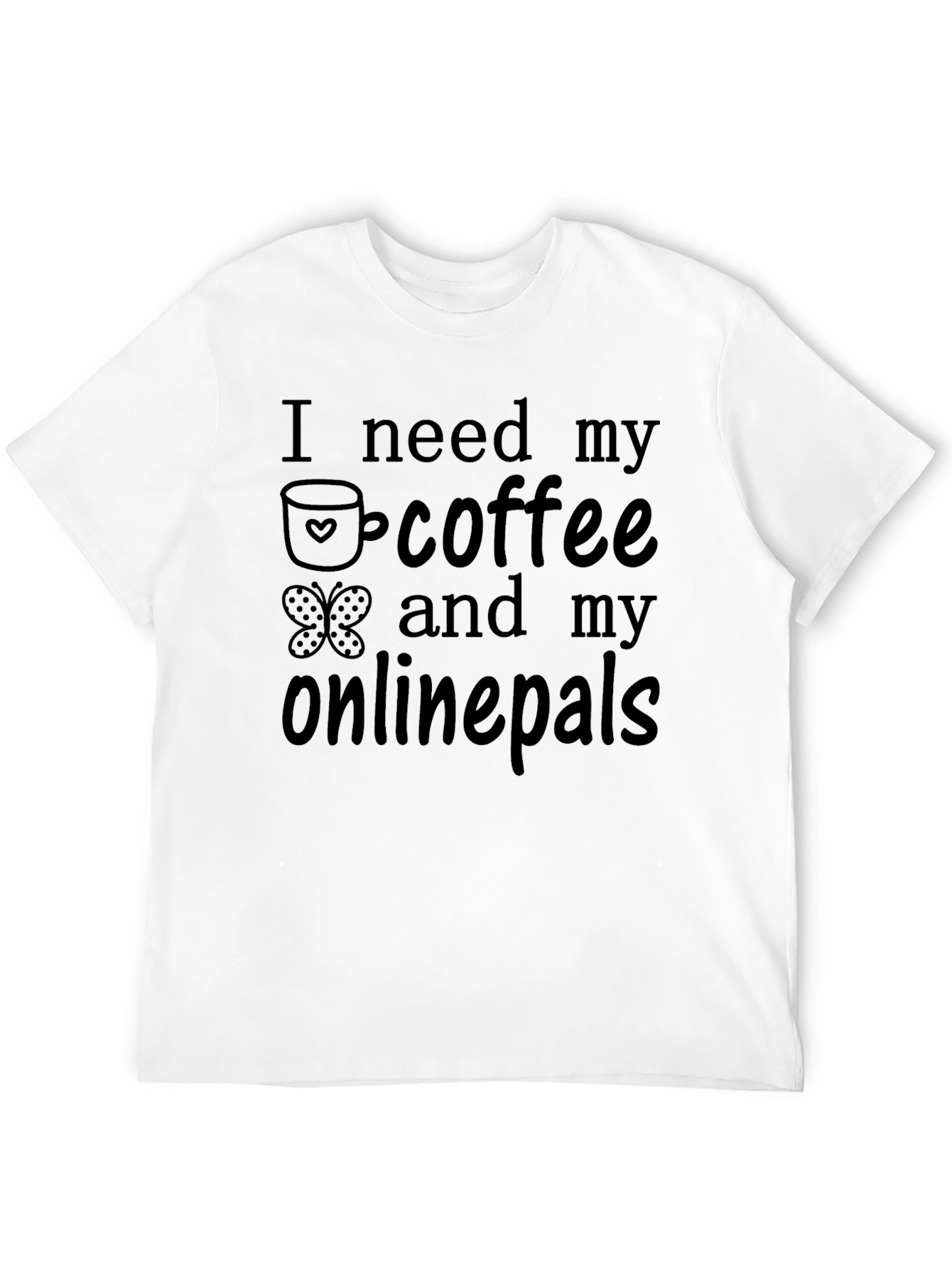 Coffee and Onlinepals Graphic Tee