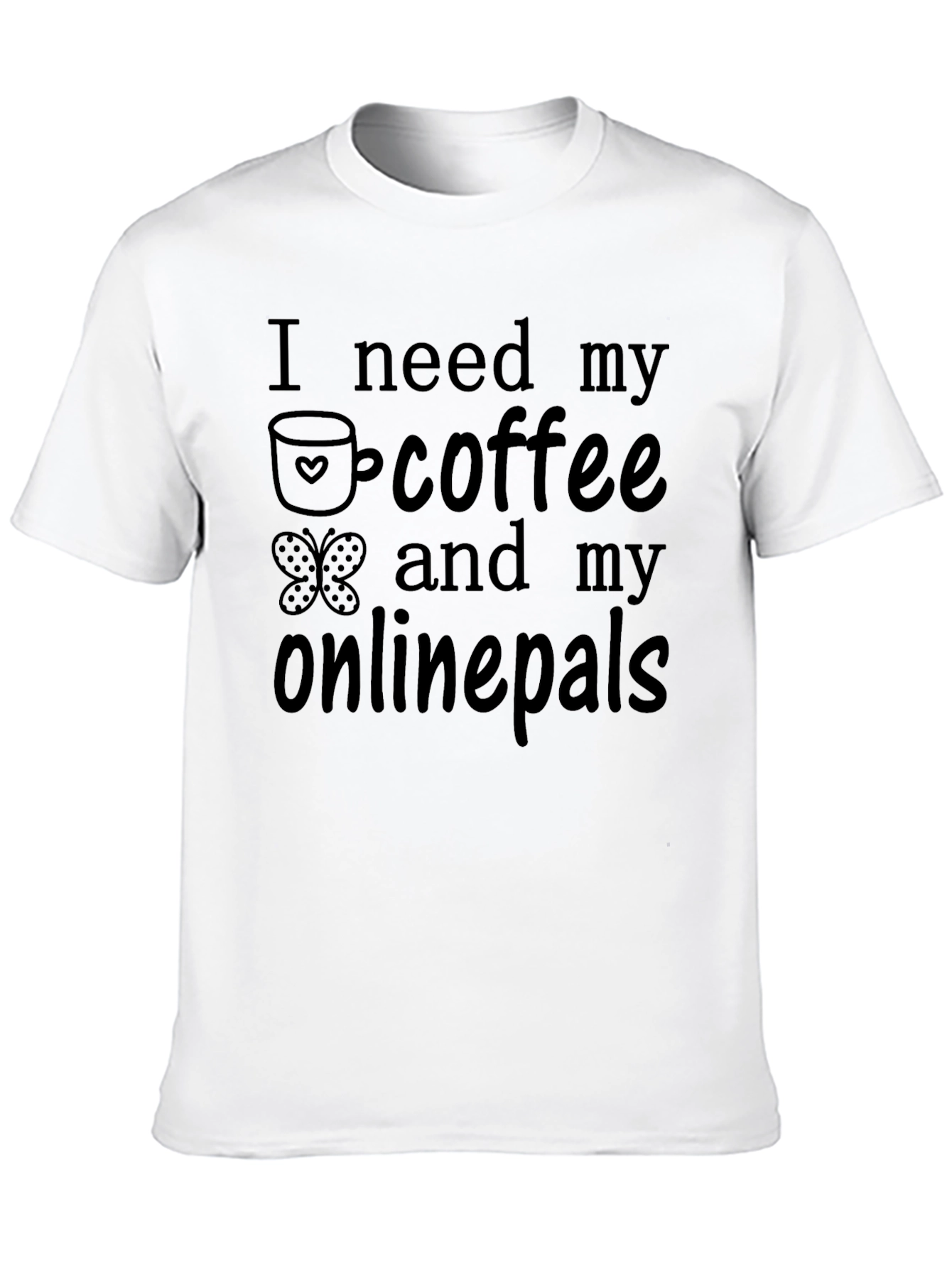 Coffee and Onlinepals Graphic Tee
