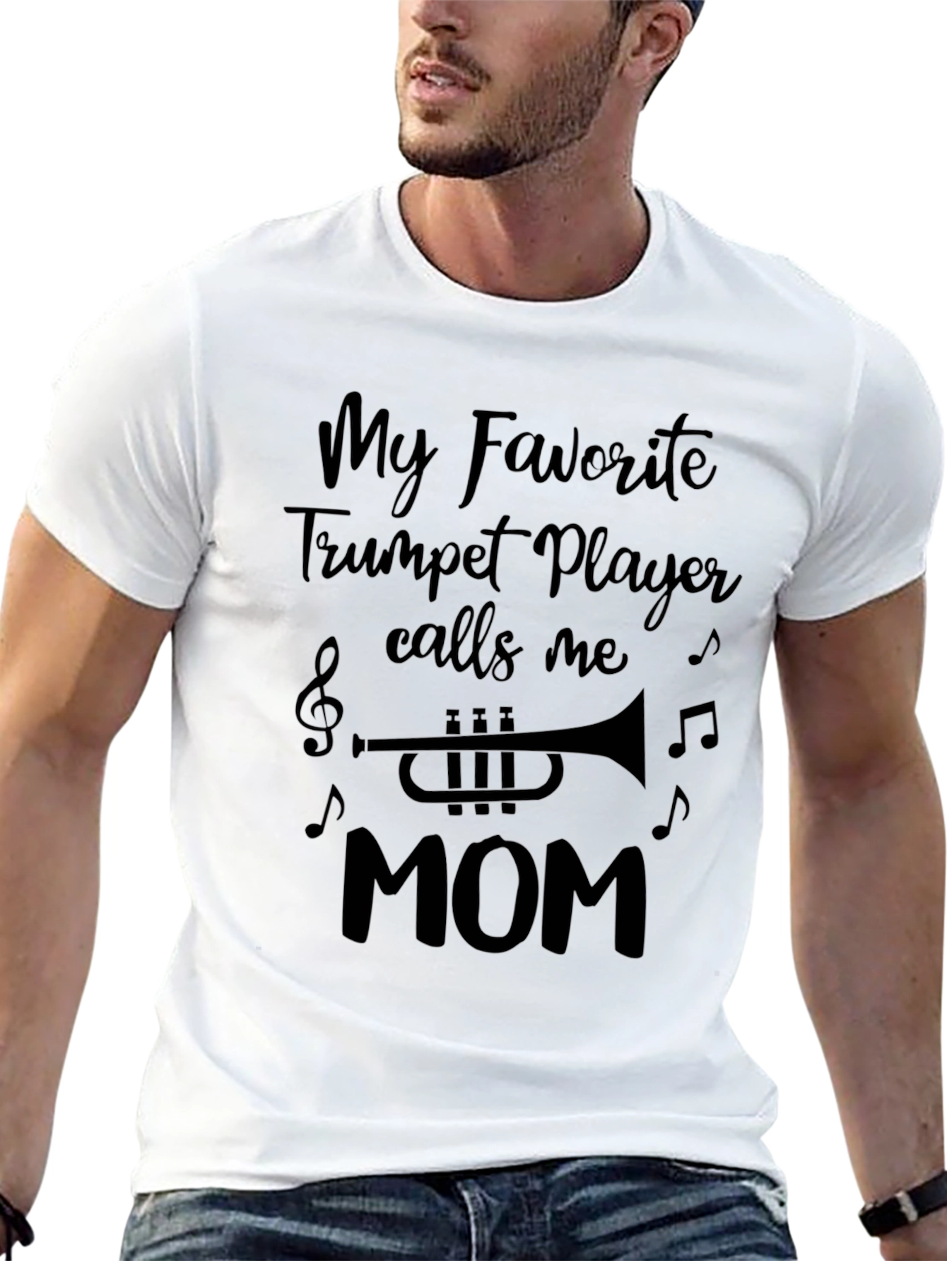 Trumpet Player Mom T-Shirt - Music Lover