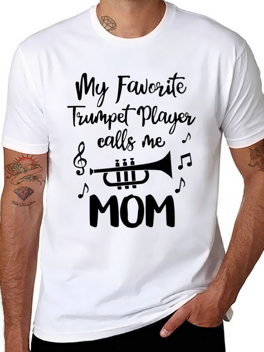 Trumpet Player Mom T-Shirt - Music Lover