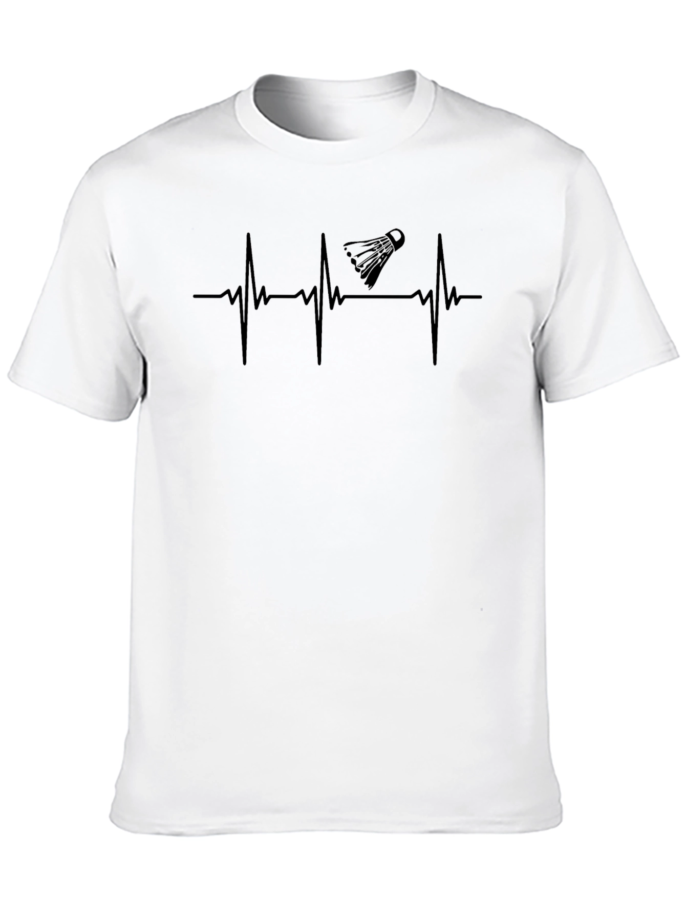 Badminton Heartbeat T-Shirt - Love for Sports
