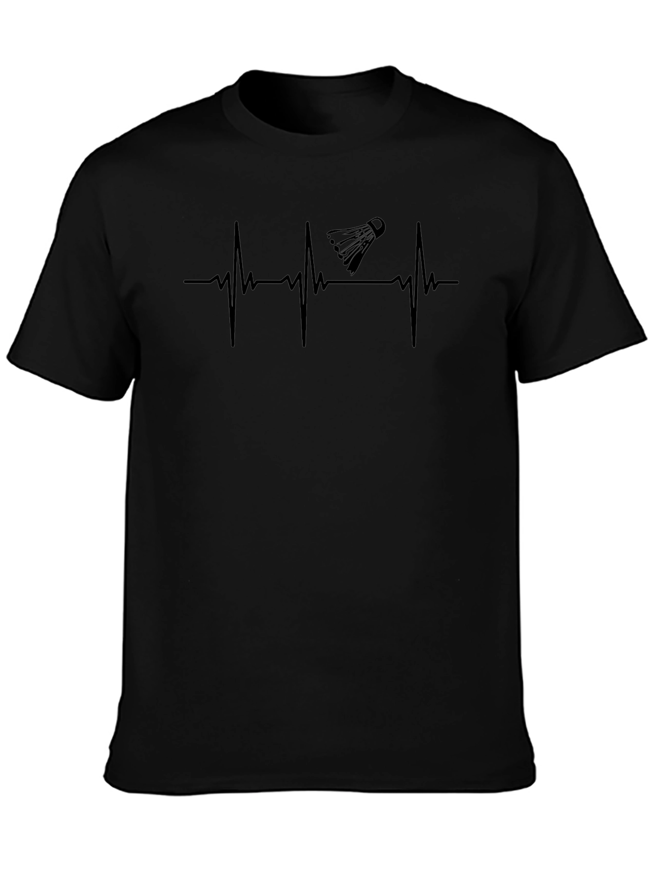 Badminton Heartbeat T-Shirt - Love for Sports