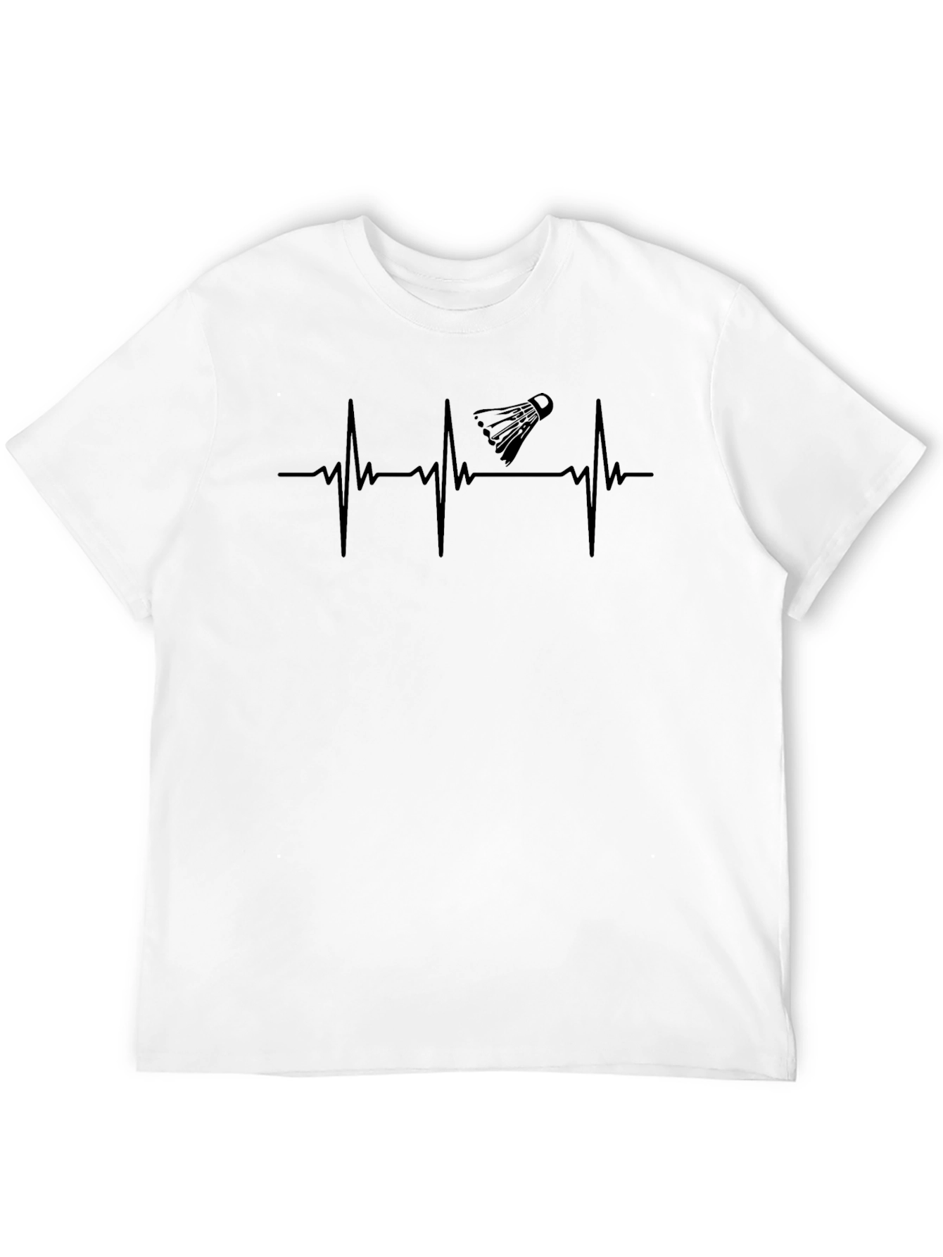Badminton Heartbeat T-Shirt - Love for Sports