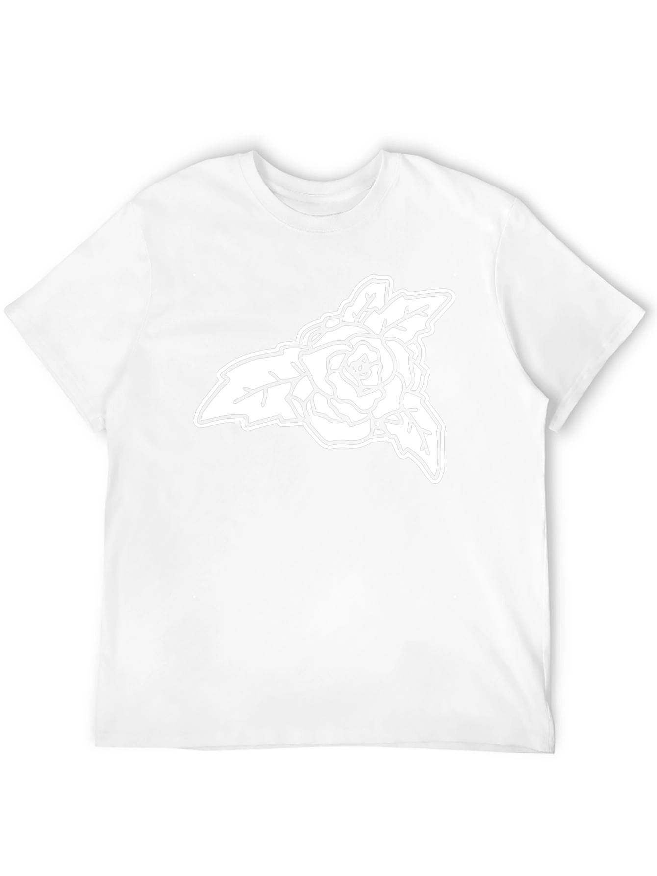 Black Rose Graphic Tee - Stylish Casual Wear