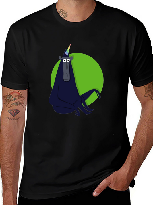 Unicorn Baboon Graphic Tee - Quirky Fun!
