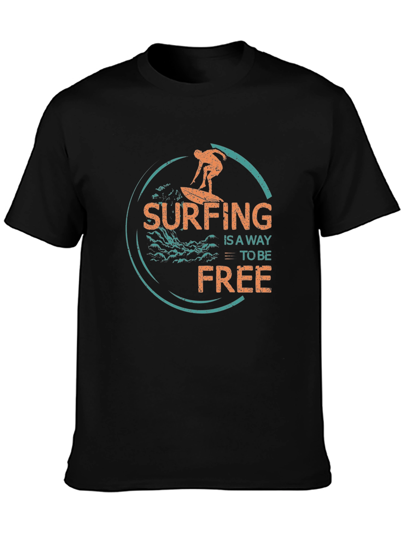 Surfing is a Way to be Free Tee
