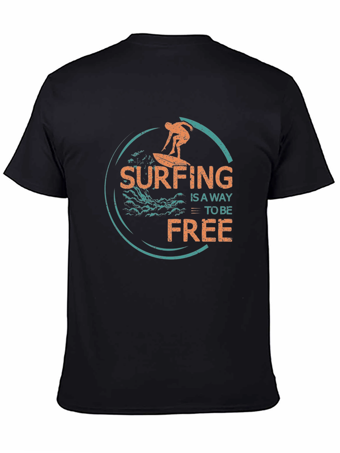 Surfing is a Way to be Free Tee