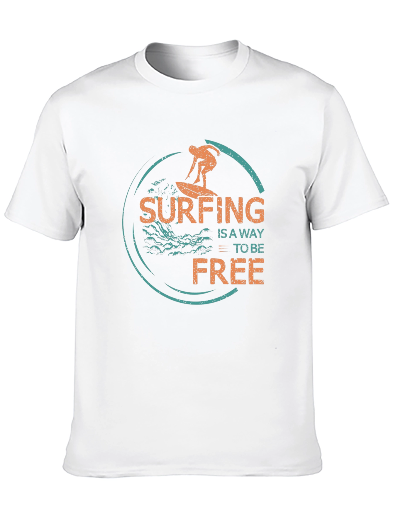 Surfing is a Way to be Free Tee