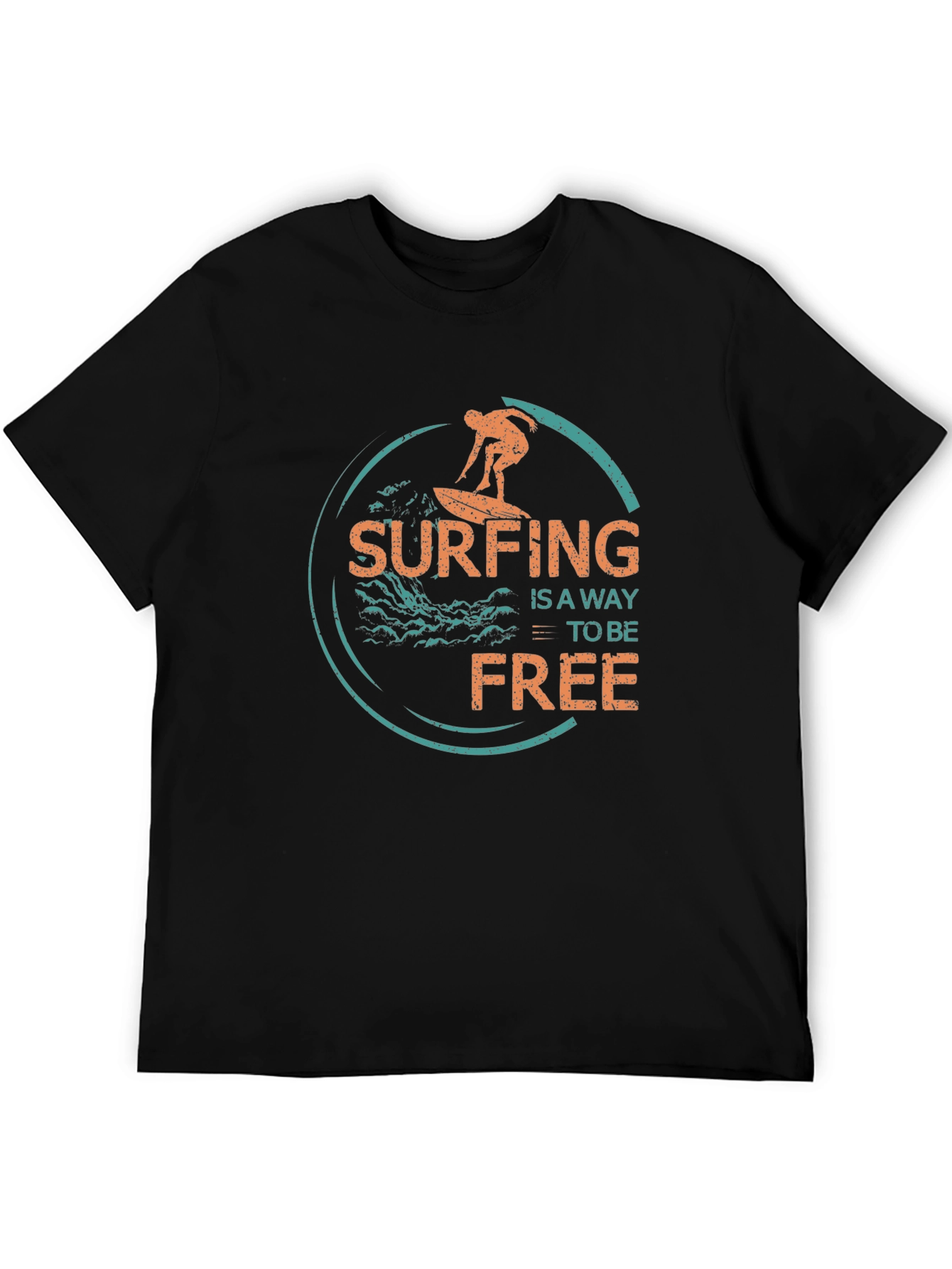 Surfing is a Way to be Free Tee