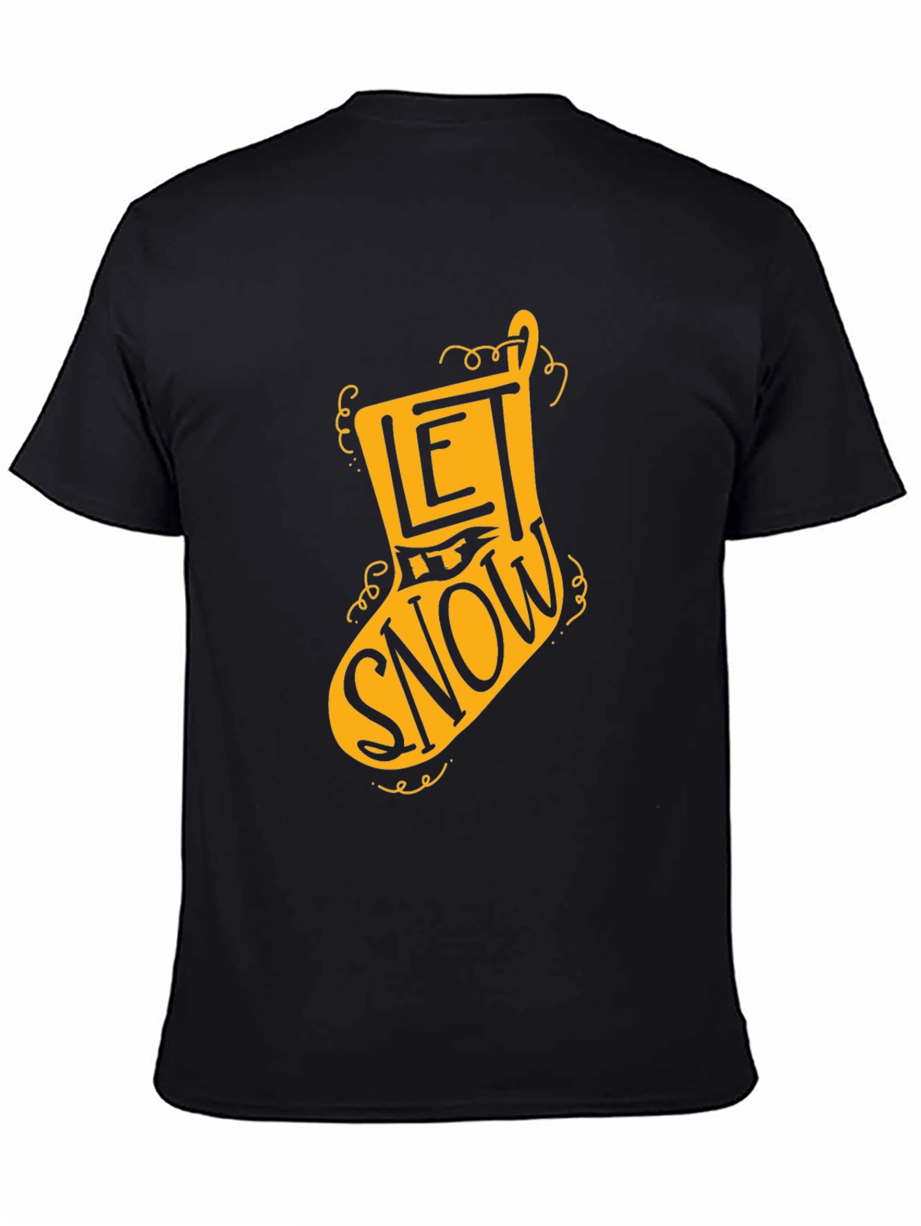 Let It Snow Christmas Stocking T-Shirt