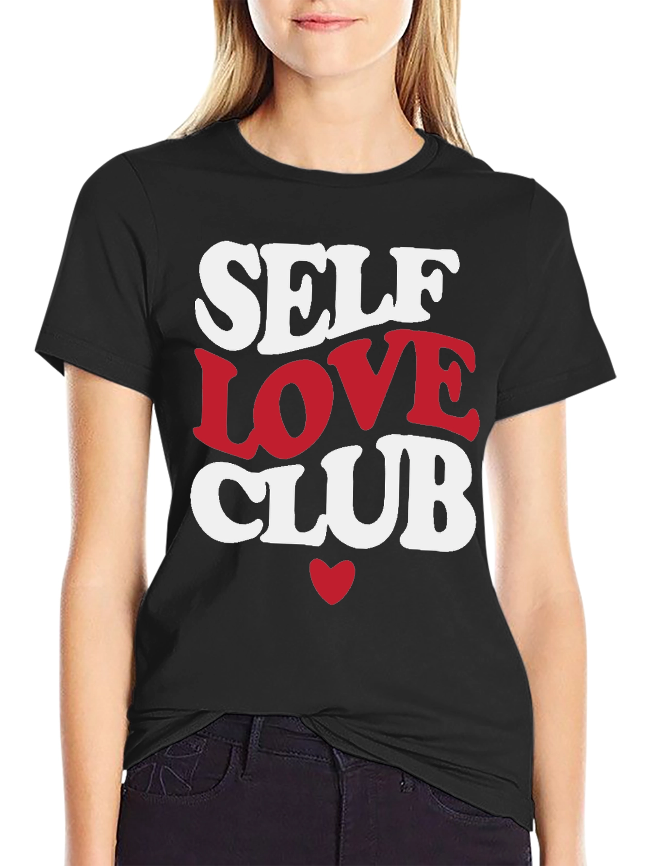Self Love Club Black Graphic Tee