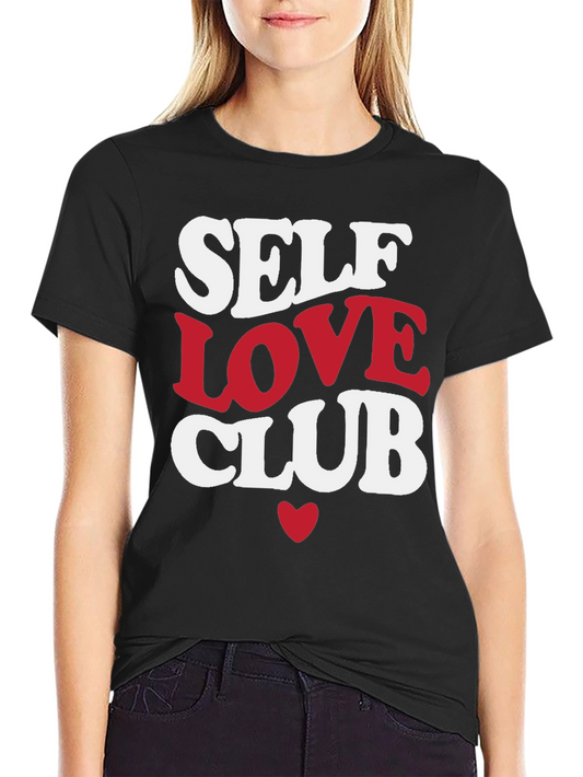 Self Love Club Black Graphic Tee