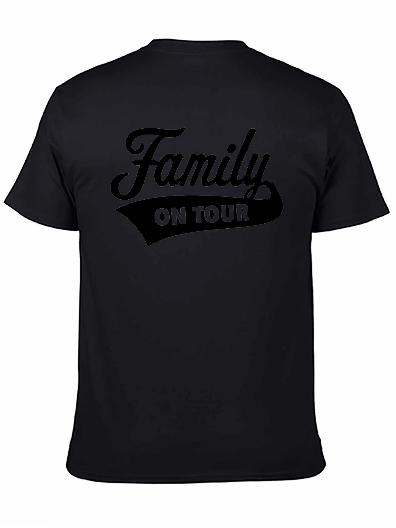 Family On Tour Black T-Shirt
