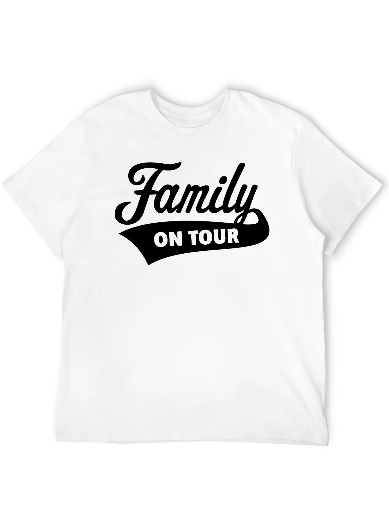 Family On Tour Black T-Shirt