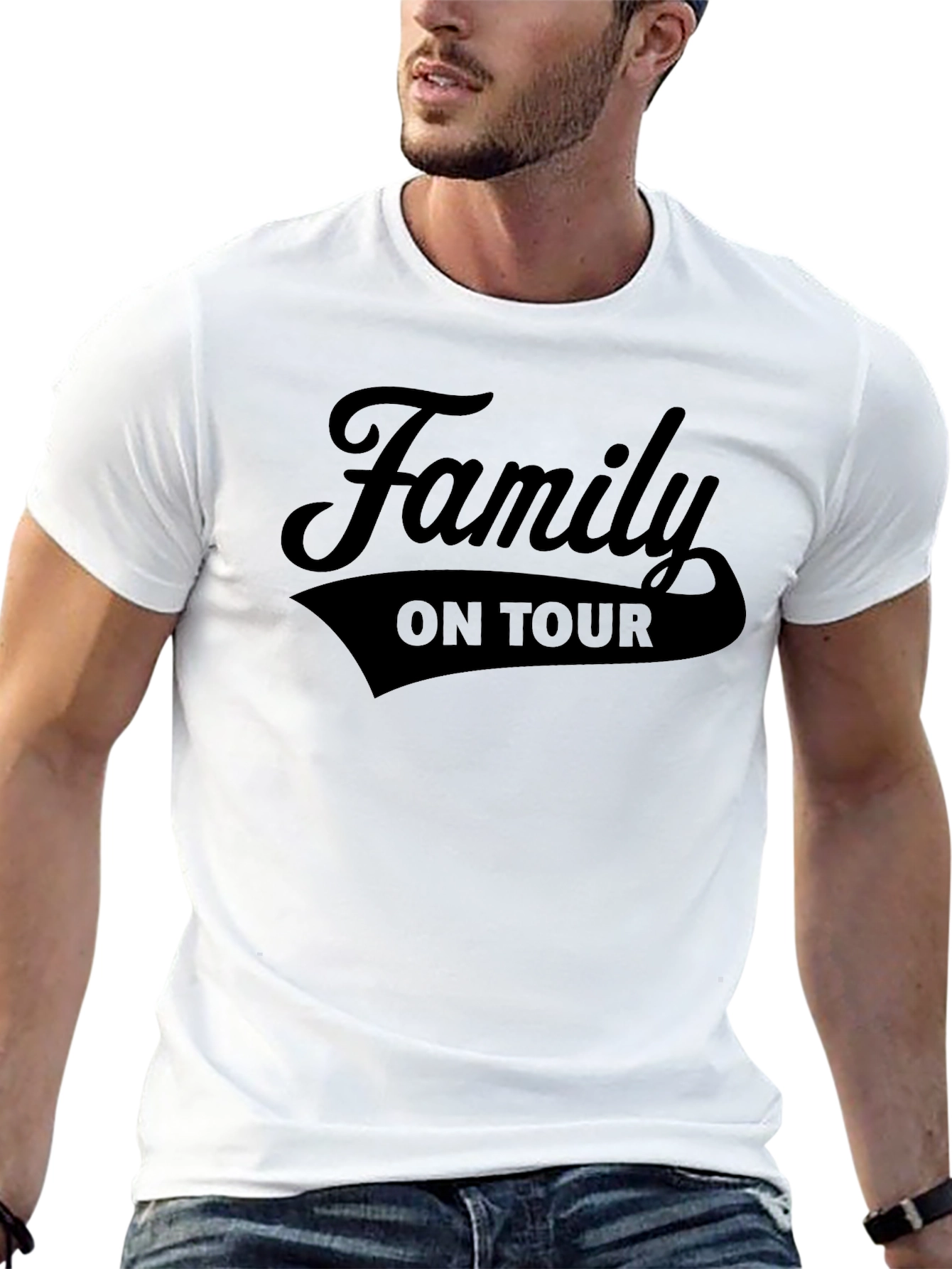 Family On Tour Black T-Shirt