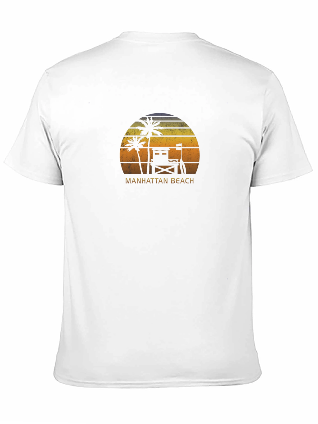 Manhattan Beach Retro Graphic T-Shirt