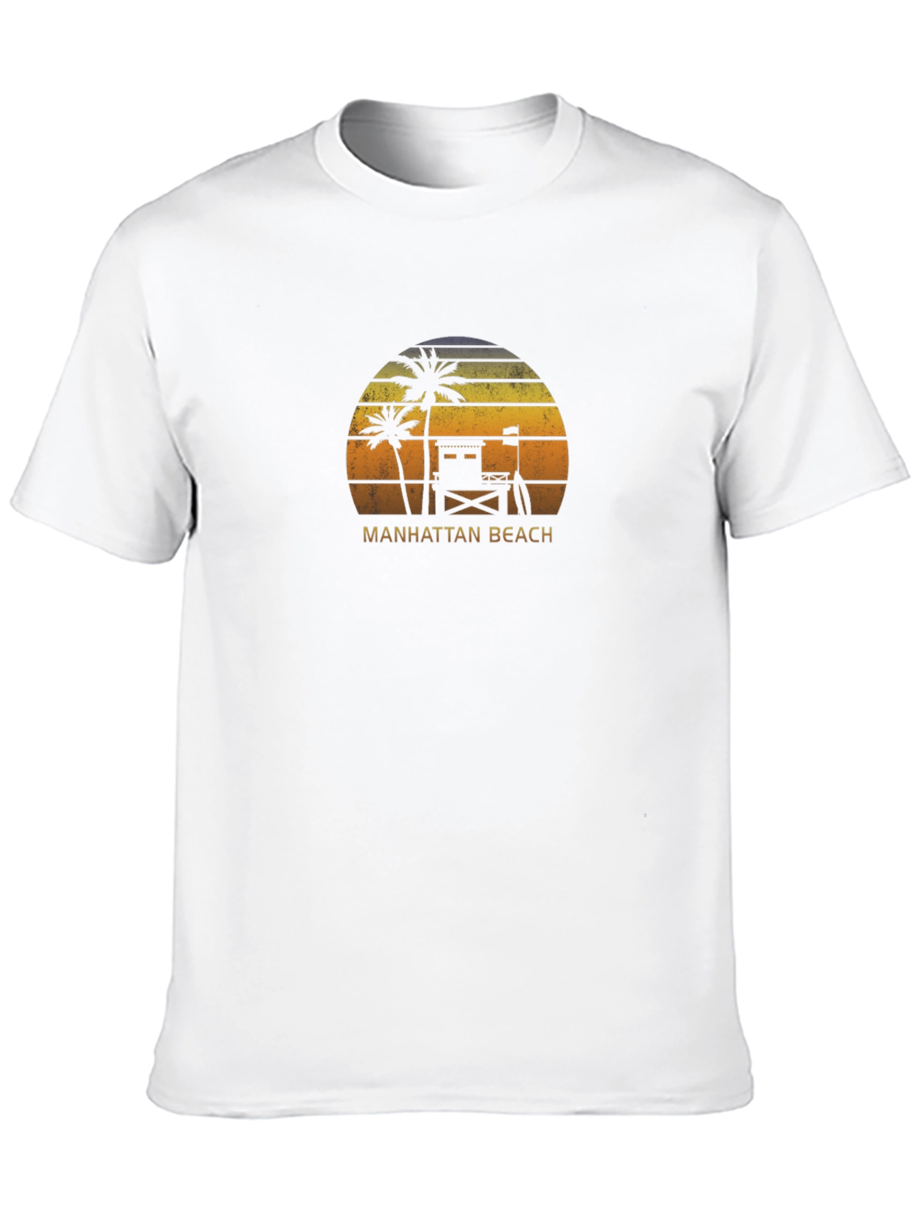 Manhattan Beach Retro Graphic T-Shirt