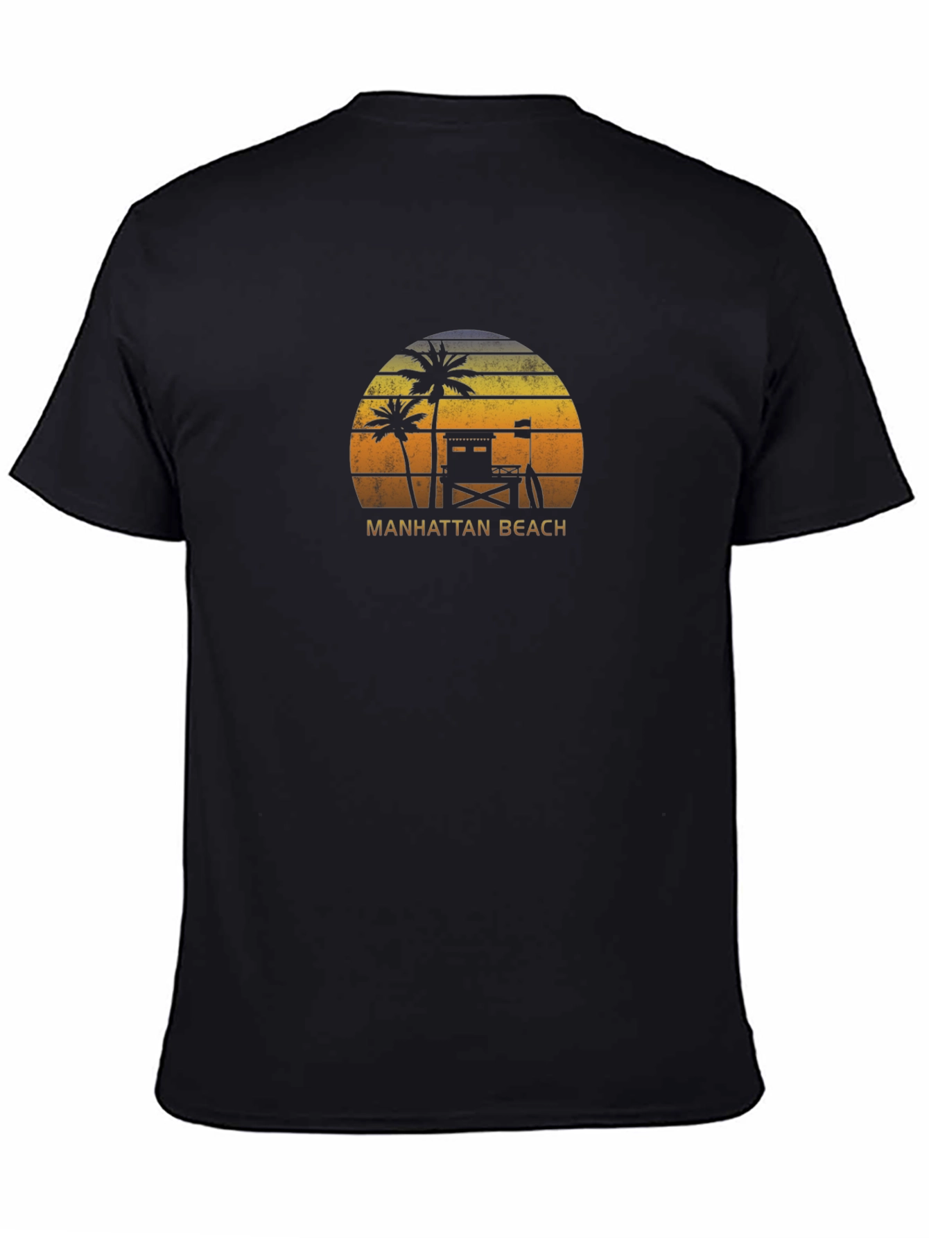 Manhattan Beach Retro Graphic T-Shirt
