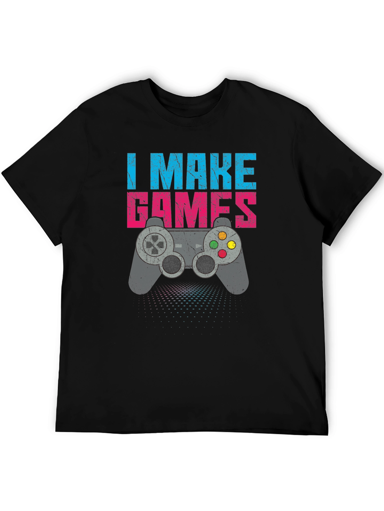 I Make Games T-Shirt - Gamer Controller Design