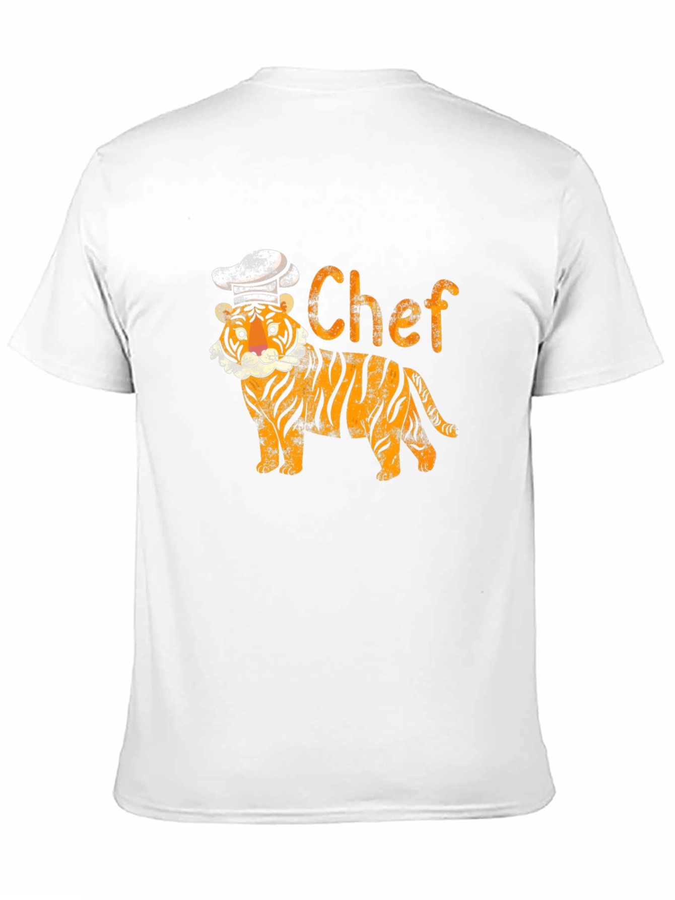 Tiger Chef Graphic T-Shirt - Cool Animal Print Tee