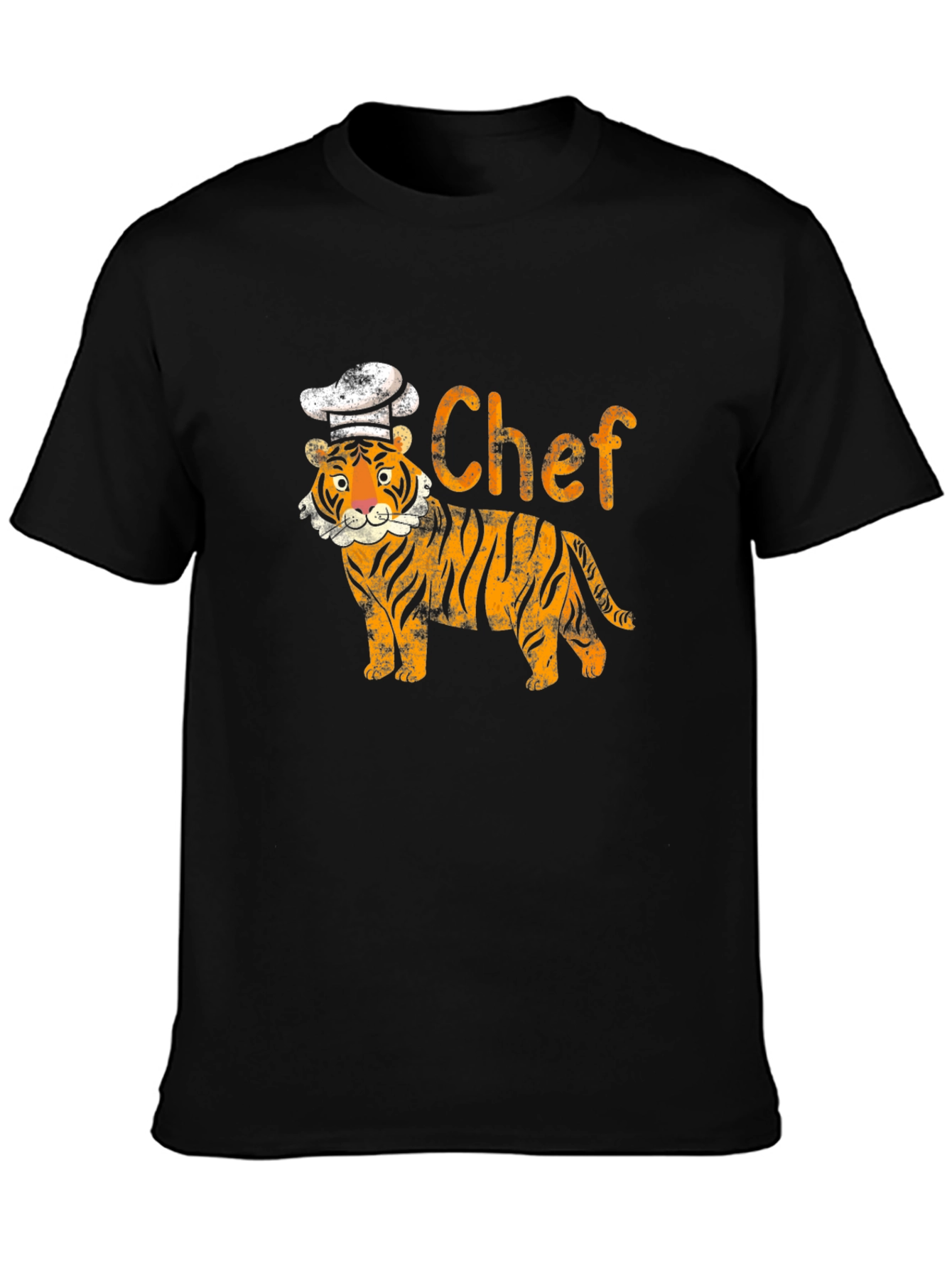 Tiger Chef Graphic T-Shirt - Cool Animal Print Tee