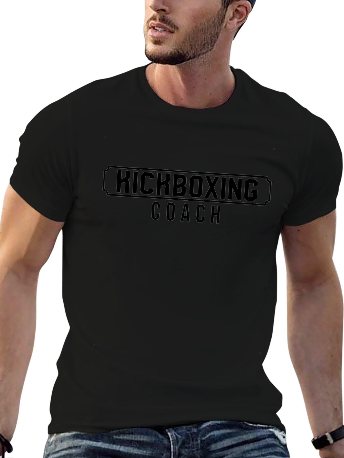 Kickboxing Coach Black T-Shirt