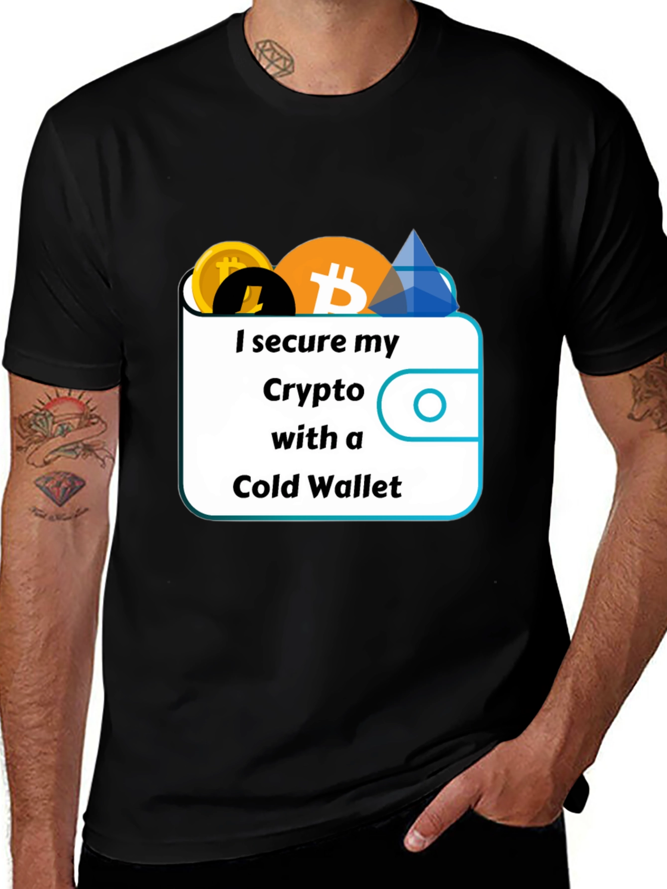 Secure Crypto Cold Wallet T-Shirt
