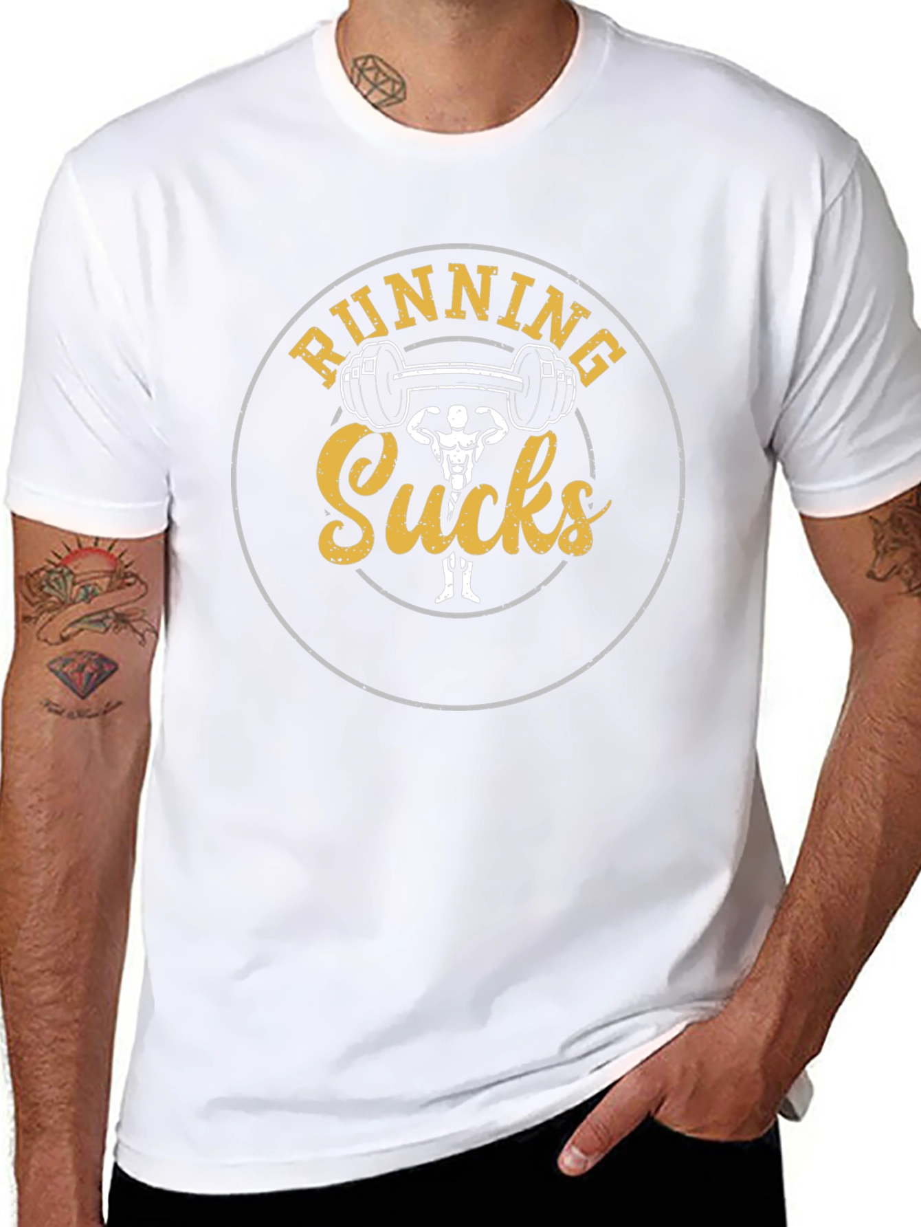 Running Sucks Graphic T-Shirt