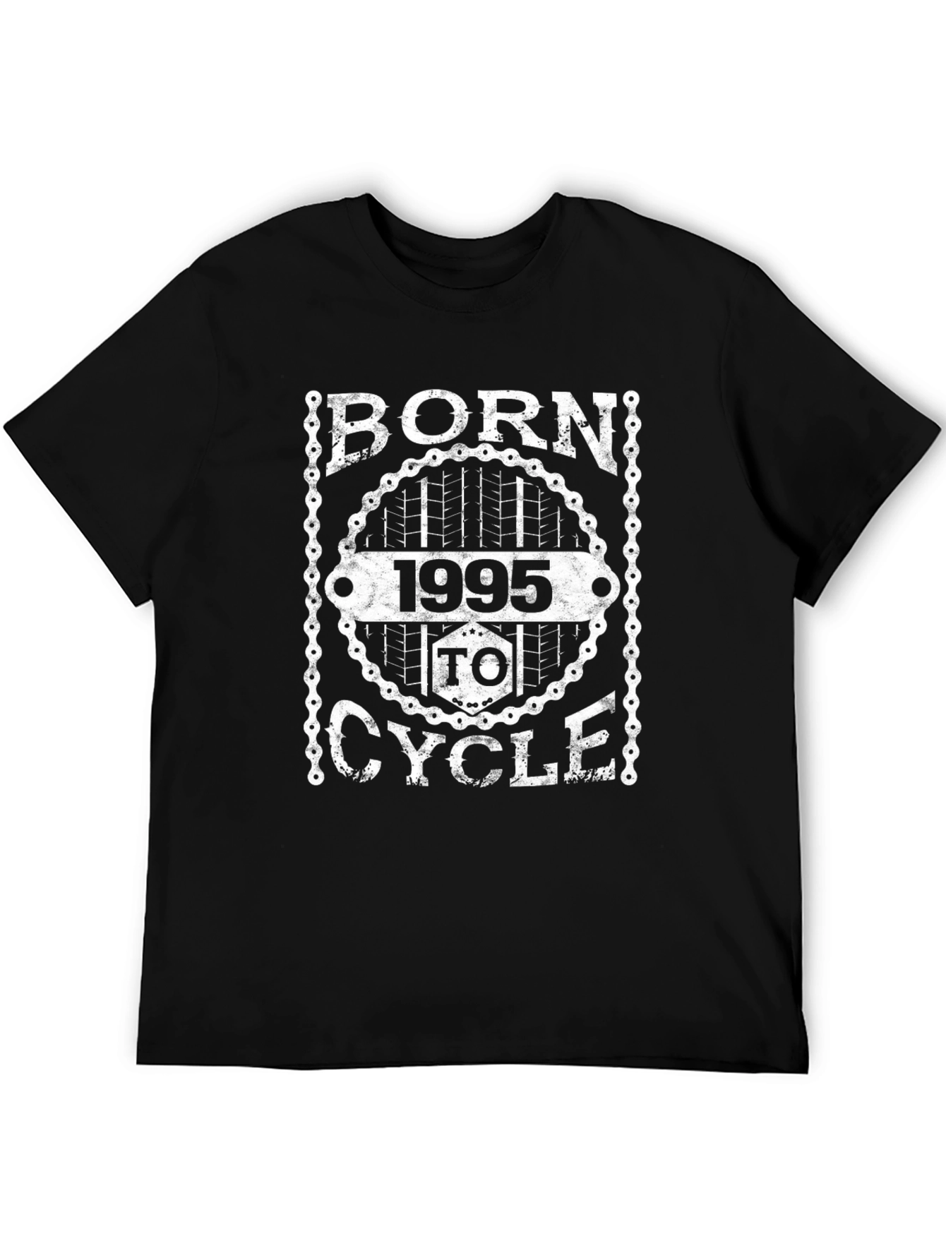 Born 1995 to Cycle Graphic Tee - Black