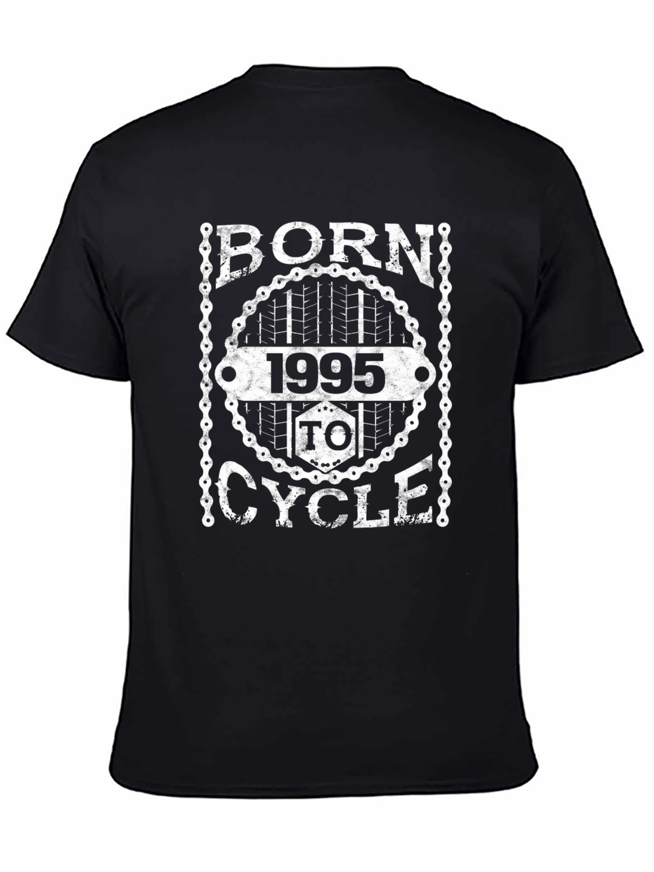 Born 1995 to Cycle Graphic Tee - Black