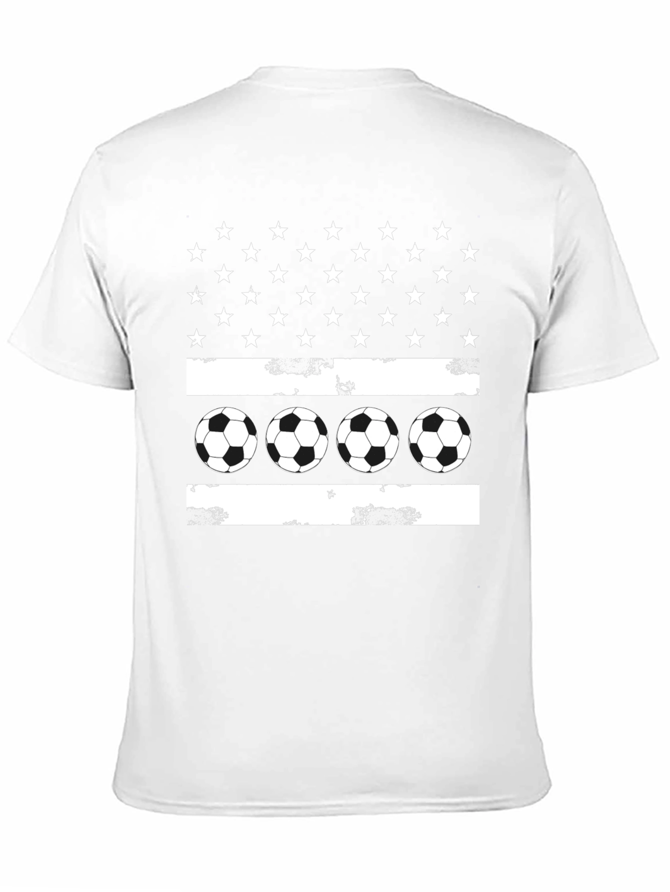 Soccer American Flag T-Shirt