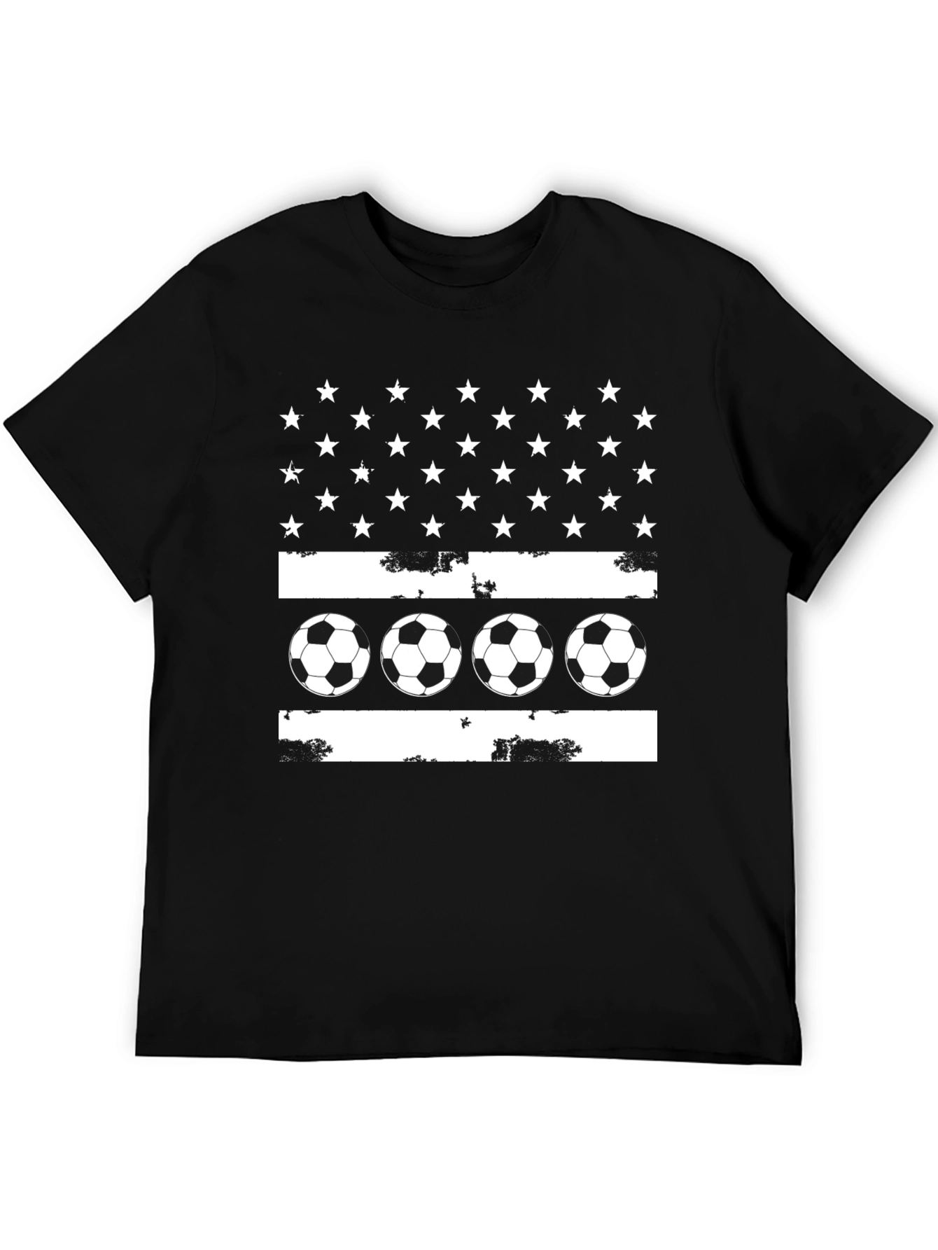 Soccer American Flag T-Shirt