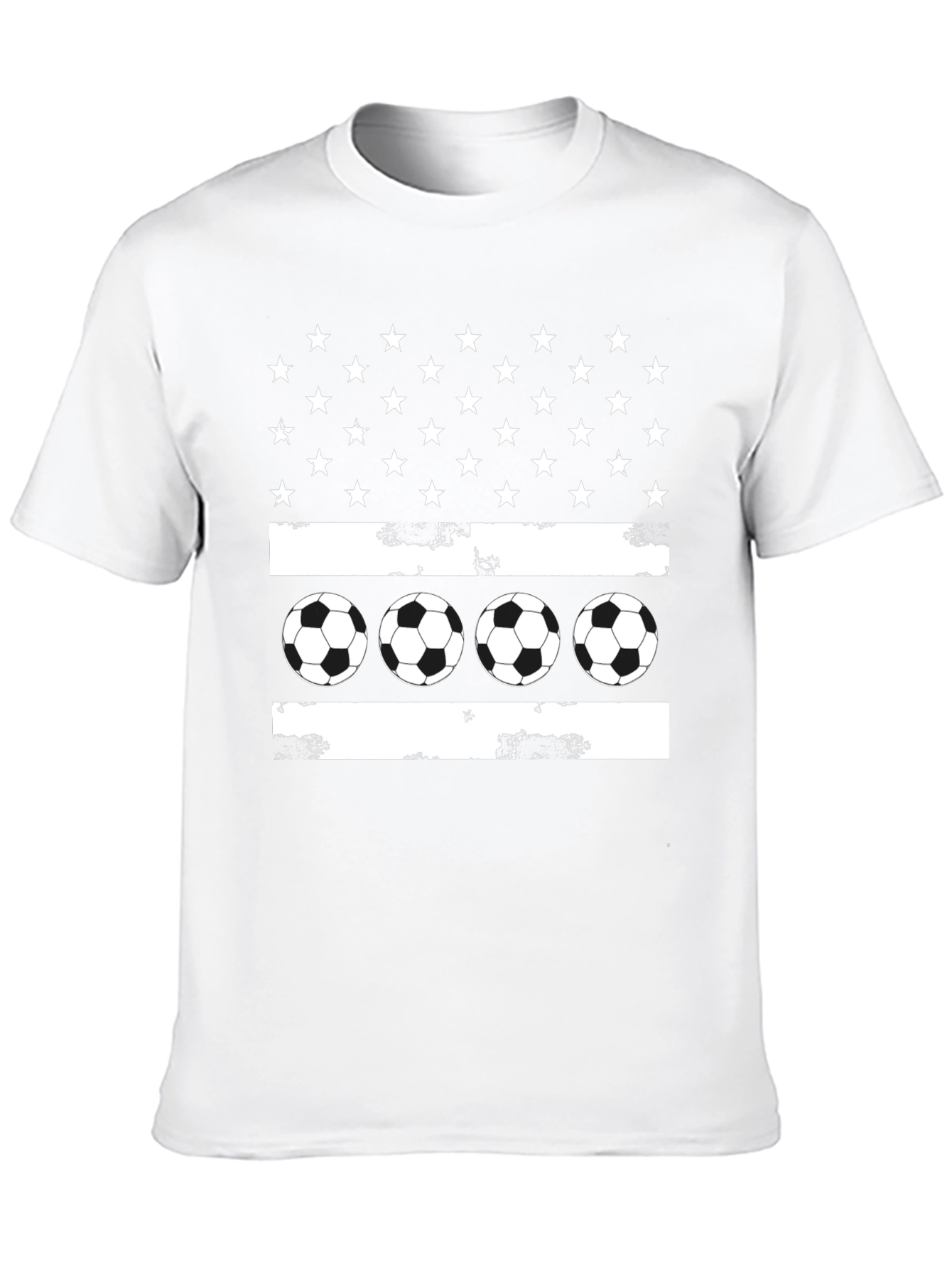 Soccer American Flag T-Shirt