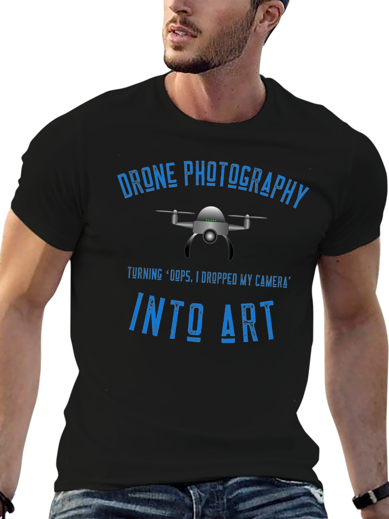 Drone Photography T-Shirt: Turning Oops Into Art