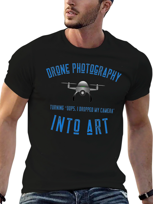 Drone Photography T-Shirt: Turning Oops Into Art