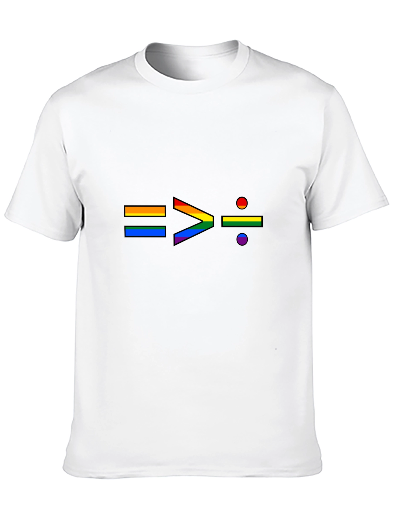 LGBTQ Equality T-Shirt - Love is Greater Than Division