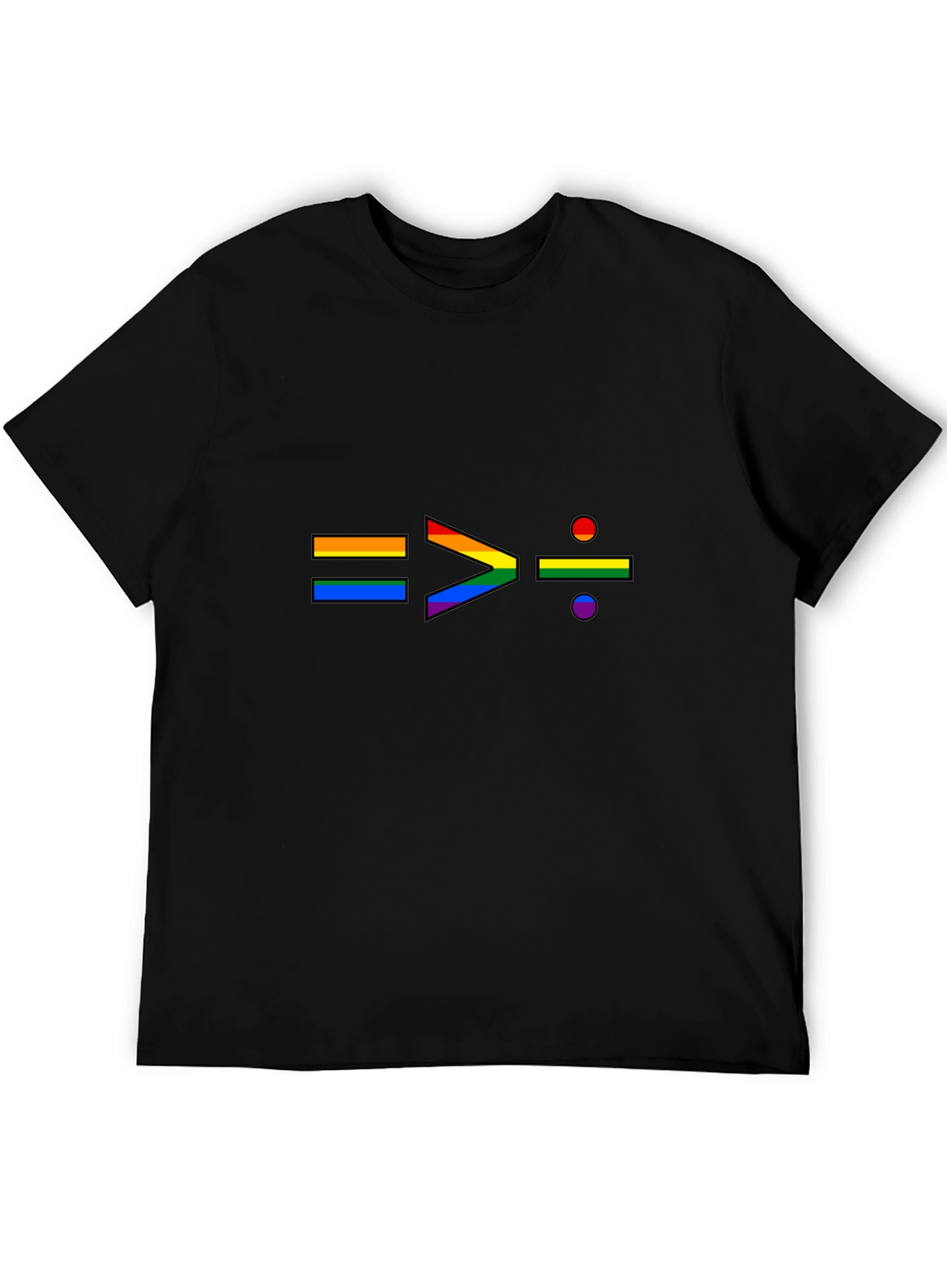 LGBTQ Equality T-Shirt - Love is Greater Than Division