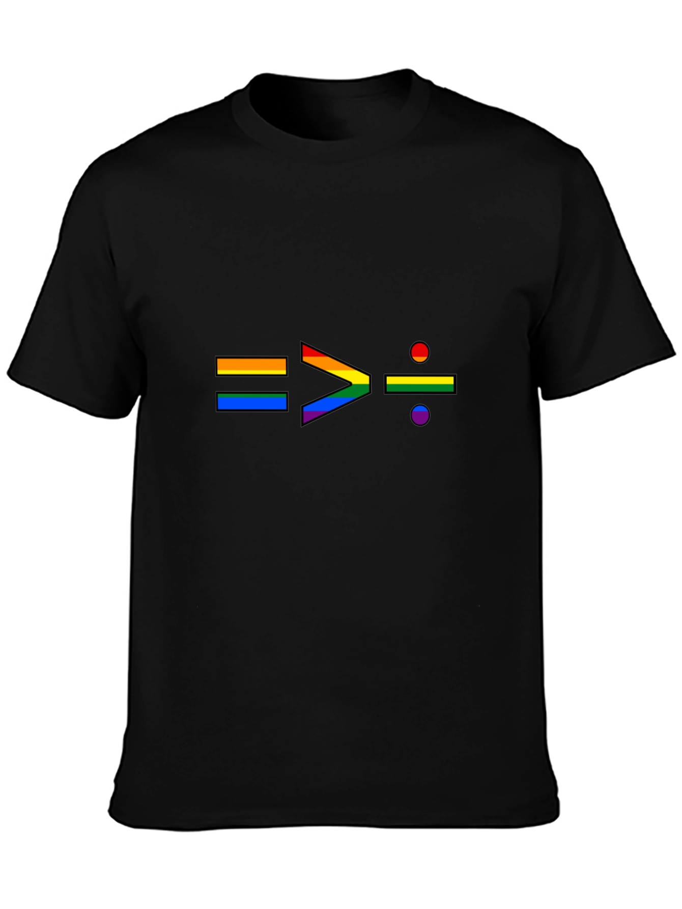LGBTQ Equality T-Shirt - Love is Greater Than Division