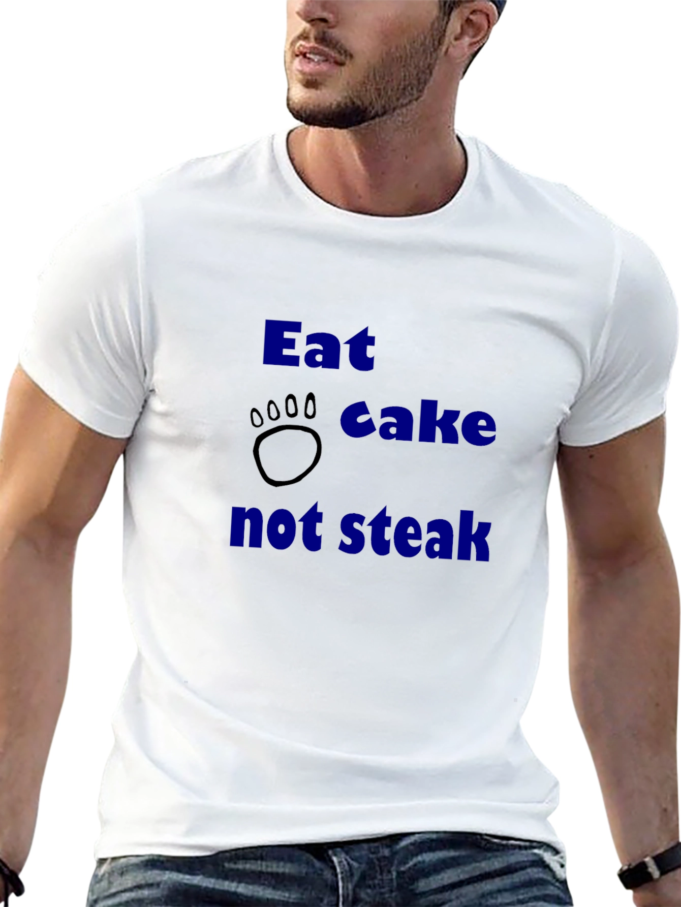 Eat Cake Not Steak Graphic Tee